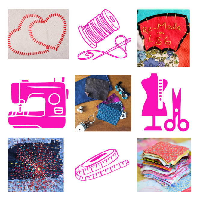 A SELECTION OF SEWING IMAGES