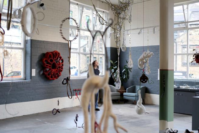 Loops exhibition at Sunny Bank Mills