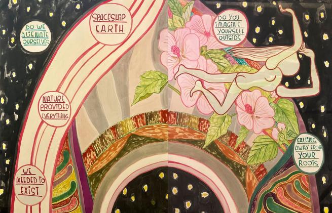 Emma Talbot, Spaceship Earth, 2022.