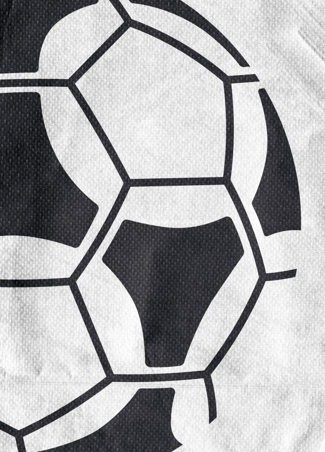 a print of a soccer ball