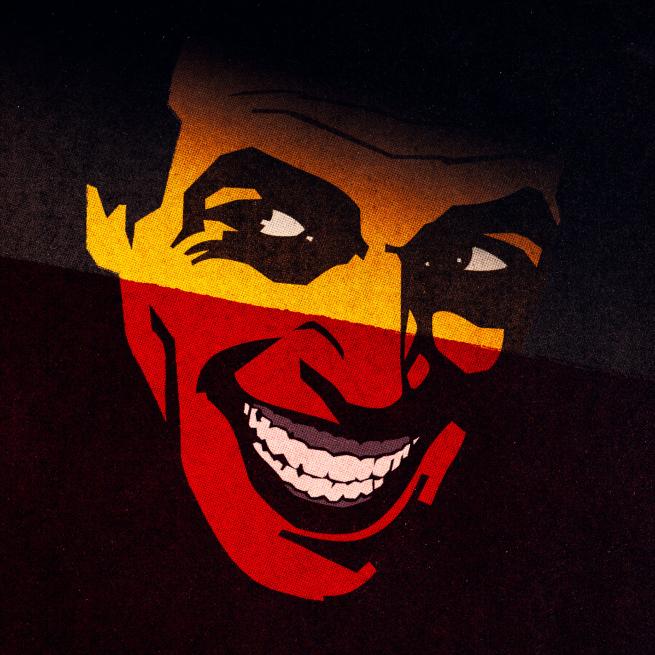 Illustration of The Man Who Laughs