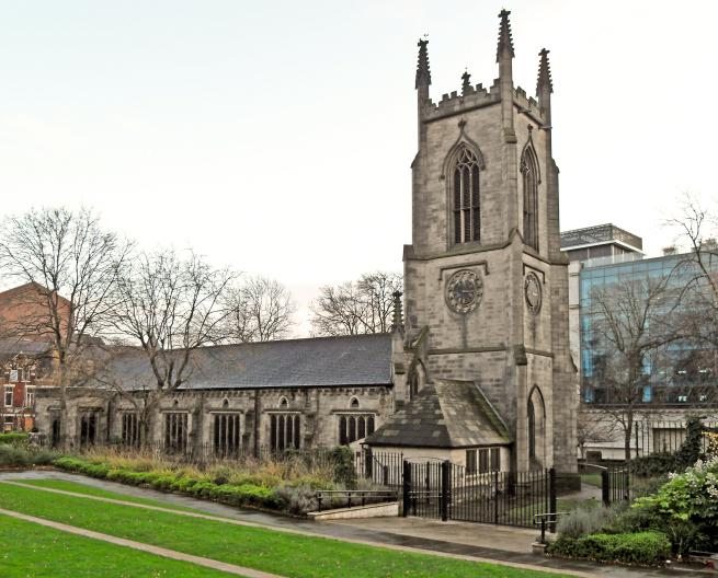 A photograph of St Johns Church