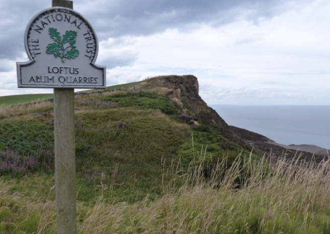 Part of the North Yorkshire coast managed by the National Trust