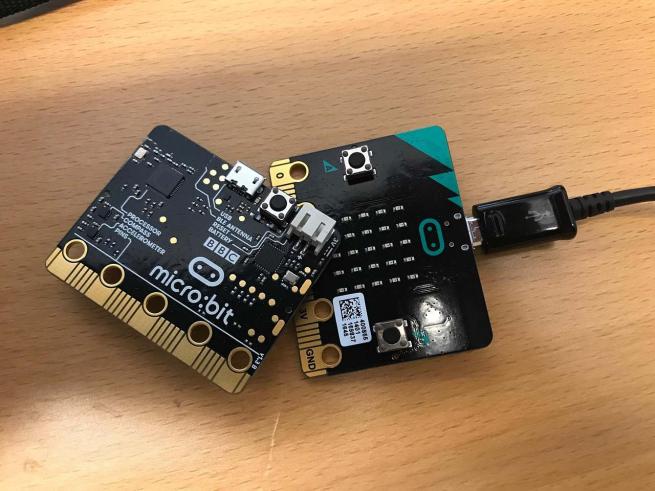 Two BBC Microbits