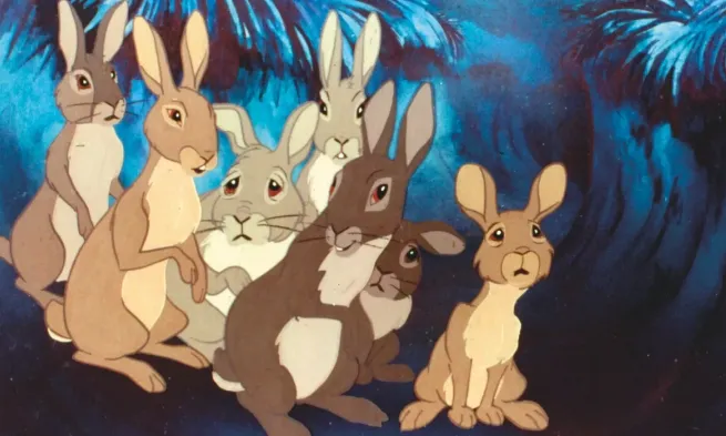 A still from "Watership Down"