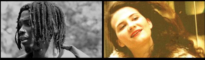 Two stills from two films