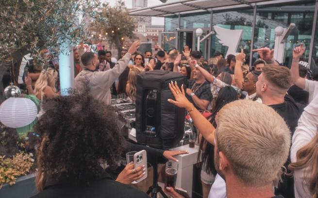 Party crowd