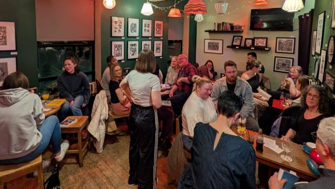 The first Silent...But Social Book Club