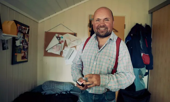 A still from the film "Being Ola"