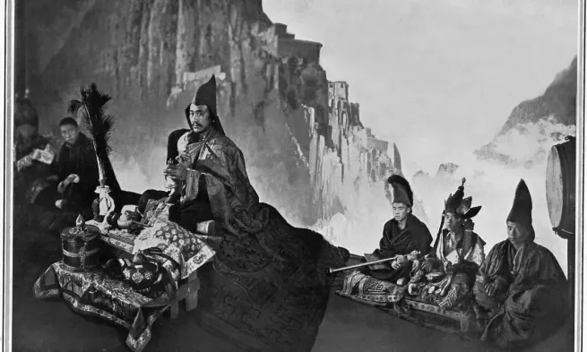 A still from "The Epic of Everest"