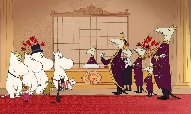 A still from "Moomins on the Riviera"