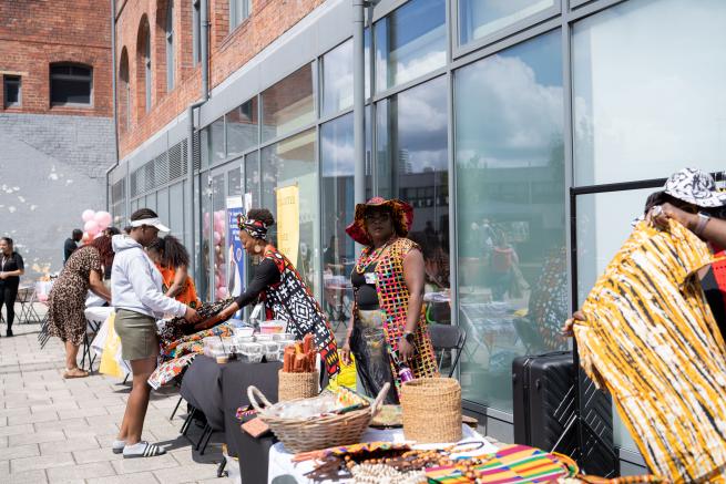 Market scene