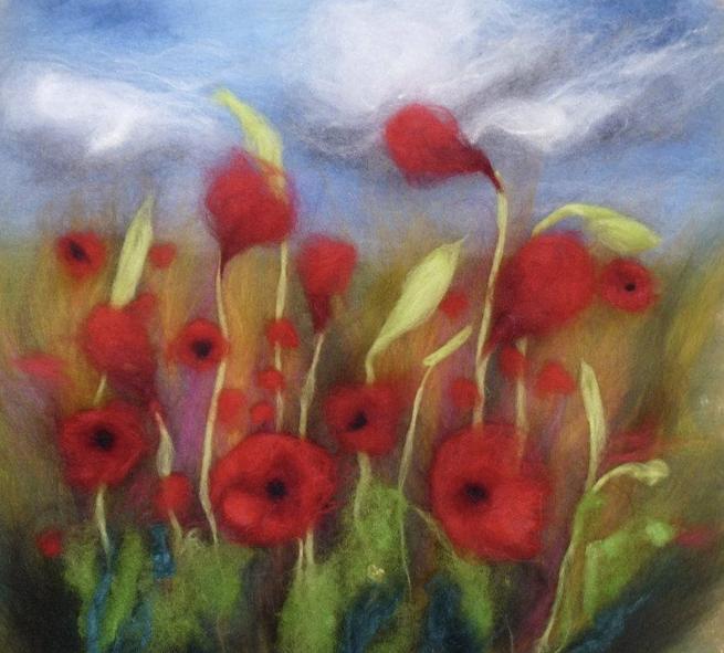 Felt Poppy Field