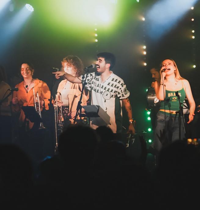 Gustavo Andrade & The Brasukas samba band play live at Belgrave Music Hall Leeds on Friday 20th February at the Brazil Carnival 2026 Party