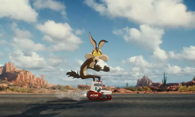 A still from "Coyote vs Acme"