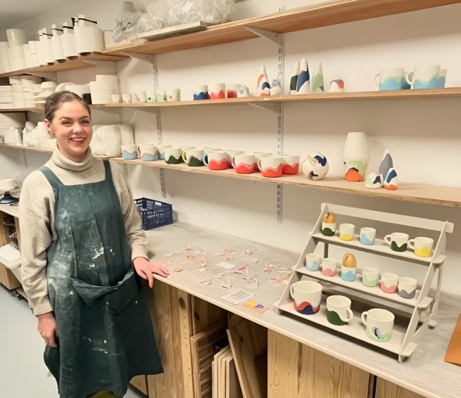 Northlight pottery course tutor Niamh Phillips