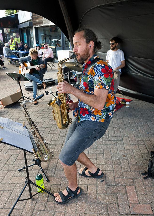 Martin Berger and Pitanga at Chapel Allerton Festival