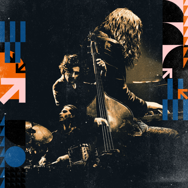 3 musicians playing their instruments together