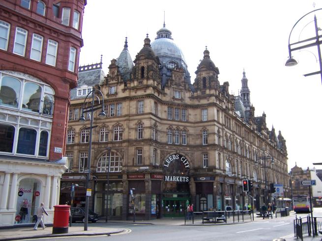 A photograph of Leeds Kirkgate Market