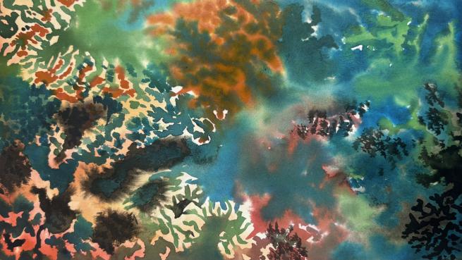 Seaweed Painting