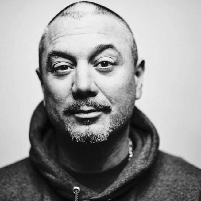 Black and white headshot of Huey Morgan.