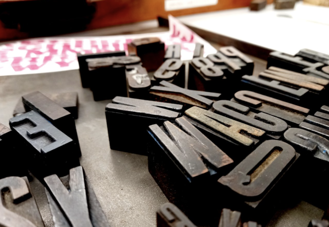 A selection of wood type