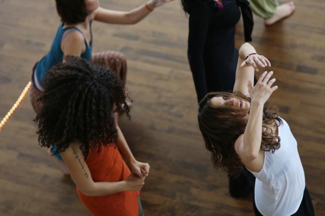Dancers finding freedom of movement and voice.