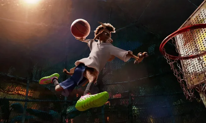 A still from the film "Goat"