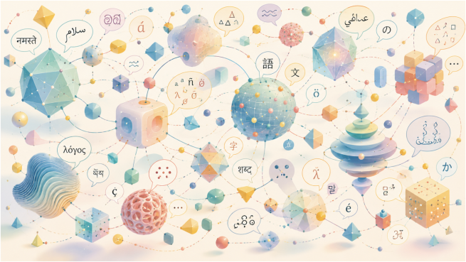 AI image of different languages