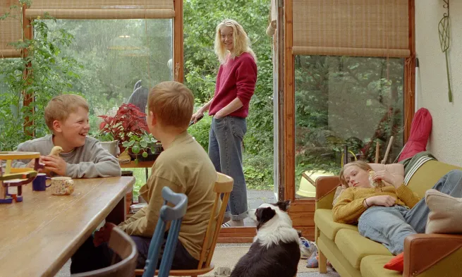 A still from the film "The Love That Remains"