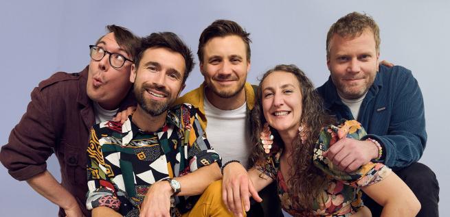 UK global beats/folk roots band Me and My Friends play Brudnell Social Club Leeds on Aril 2nd with support for LoVu