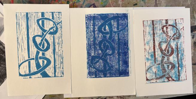 Variety of Lino Prints