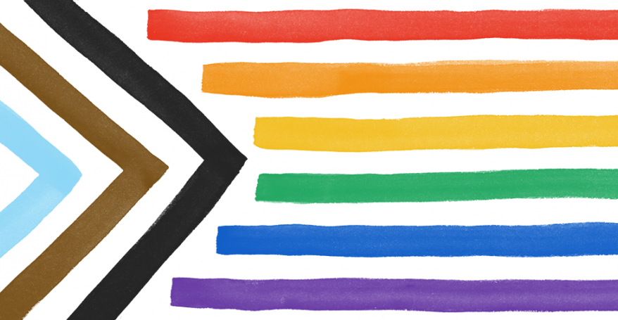 illustration of LGBTQI flag