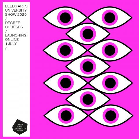 Leeds Arts University Show poster