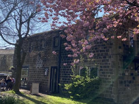 Beautiful old stone building set in the tranquil Peace Gardens at the bottom of Horsforth's bustling Town Street.