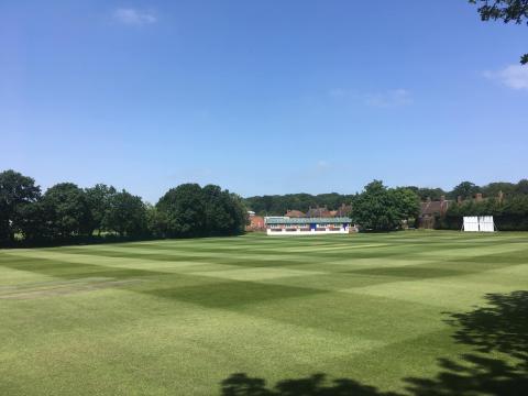 A photograph of the pavilion at KECC on a beautiful summer's day.