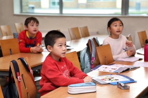 Pupils studying at Leeds Chinese Community School