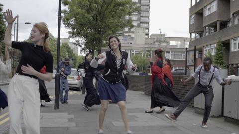 dancers in the street