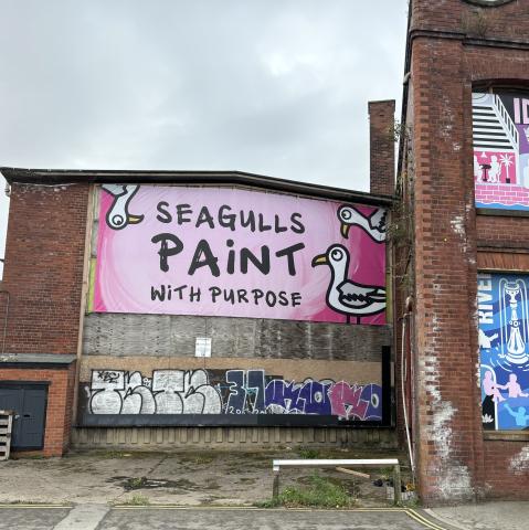 Outside of Seagulls warehouse