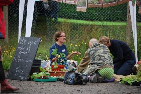 a plant sale at unity day