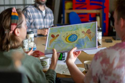 Curating the exhibition