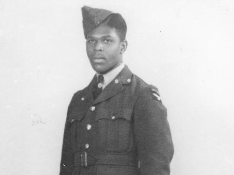 Hubert 'Glen' English. An RAF veteran.