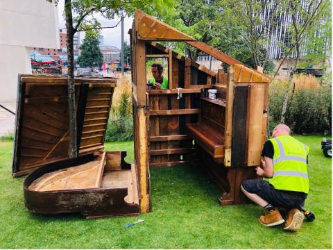Piano shed construction