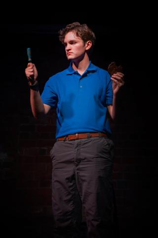 Space Man in Rehearsal by Ethan Thomas