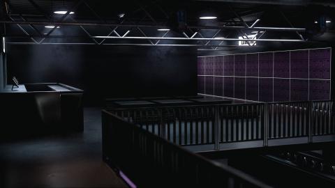 The purpose-built stage at Testbed and the brand-new mezzanine level with bar, seating and lockers for improved customer experience