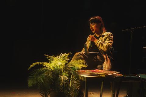 Eli Yim at the LIPA Showcase / Image: Jed Gibson