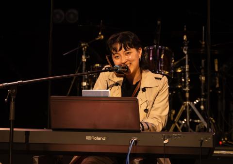 Eli Yim at the keyboard / Image: Brian Roberts