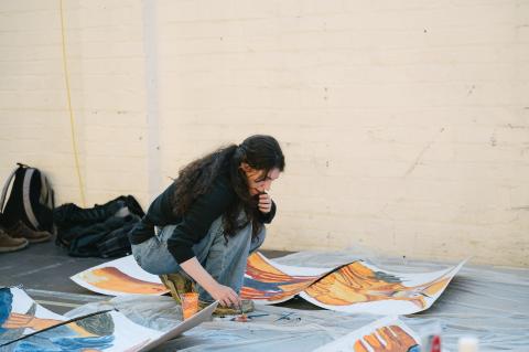 Painting the Bugbears photo by Mark Hillyer