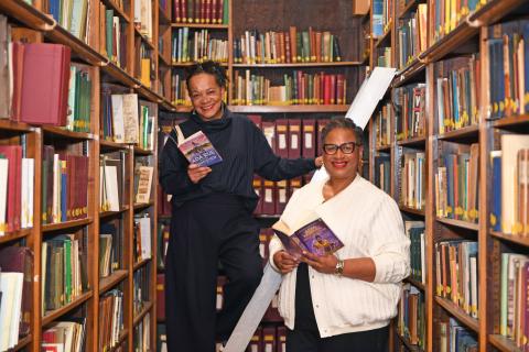 Out of Many People co-founders Dawn Cameron and Susan Pitter. (credit Gerard Binks)