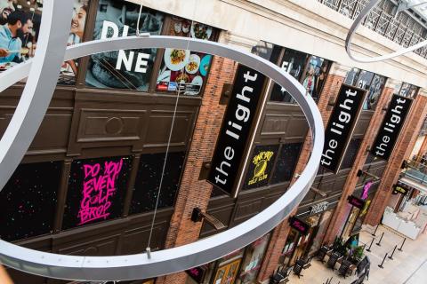 A cosmopolitan retreat in the heart of Leeds city centre, The Light is the perfect destination to relax, unwind and make the most of your leisure time. The Light combines fantastic shopping with a wide variety of cafes, restaurants, bars, a 13 screen multiplex cinema, a state of the art health club and a four star Radisson BLU hotel.

Indulge yourself in all The Light has to offer for a retail and leisure experience like no other.
The Light's great range of bars and restaurants situated on the Courtyard…